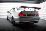 Maxton Design - Carbon Fiber Rear Wing with Internal Brackets Uprights + LED BMW Series 3 Coupe E46 Rear Wing Maxton Design royalty-bespoke.myshopify.com