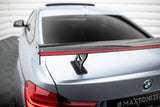 Maxton Design - Carbon Fiber Rear Wing with Internal Brackets Uprights + LED BMW Series 4 / Series 4 M-Pack Coupe F32 Rear Wing Maxton Design royalty-bespoke.myshopify.com