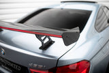 Maxton Design - Carbon Fiber Rear Wing with Internal Brackets Uprights + LED BMW Series 4 / Series 4 M-Pack Coupe F32 Rear Wing Maxton Design royalty-bespoke.myshopify.com