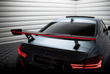 Maxton Design - Carbon Fiber Rear Wing with Internal Brackets Uprights + LED BMW Series 4 / Series 4 M-Pack Coupe F32 Rear Wing Maxton Design royalty-bespoke.myshopify.com