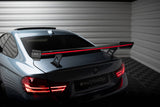 Maxton Design - Carbon Fiber Rear Wing with Internal Brackets Uprights + LED BMW Series 4 / Series 4 M-Pack Coupe F32 Rear Wing Maxton Design royalty-bespoke.myshopify.com