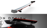 Maxton Design - Carbon Fiber Rear Wing with Internal Brackets Uprights + LED BMW Series 5 / M5 Sedan G30 / F90 - Royal Body Kits