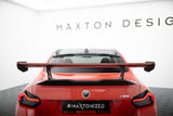 Maxton Design - Carbon Fiber Rear Wing with Internal Brackets Uprights + LED BMW M2 G87 - Royal Body Kits