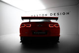 Maxton Design - Carbon Fiber Rear Wing with Internal Brackets Uprights + LED Chevrolet Camaro SS MK6 (Facelift) - Royal Body Kits