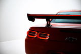 Maxton Design - Carbon Fiber Rear Wing with Internal Brackets Uprights + LED Chevrolet Camaro SS MK6 (Facelift) - Royal Body Kits