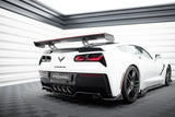Maxton Design - Carbon Fiber Rear Wing with Internal Brackets Uprights + LED Chevrolet Corvette Stingray / Grand Sport C7 Rear Wing Maxton Design royalty-bespoke.myshopify.com