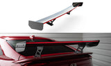 Maxton Design - Carbon Fiber Rear Wing with Internal Brackets Uprights + LED Honda Civic SI MK10 - Royal Body Kits