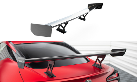Maxton Design - Carbon Fiber Rear Wing with Internal Brackets Uprights Lexus LC