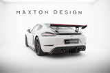 Maxton Design - Carbon Fiber Rear Wing with Internal Brackets Uprights V.2 + LED Porsche 718 Cayman 982C Rear Wing Maxton Design royalty-bespoke.myshopify.com