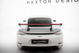Maxton Design - Carbon Fiber Rear Wing with Internal Brackets Uprights V.2 + LED Porsche 718 Cayman 982C Rear Wing Maxton Design royalty-bespoke.myshopify.com