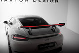 Maxton Design - Carbon Fiber Rear Wing with Internal Brackets Uprights V.2 + LED Porsche 718 Cayman 982C Rear Wing Maxton Design royalty-bespoke.myshopify.com