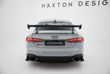Maxton Design - Carbon Fiber Rear Wing with Upper Swan Mounting Audi A5 / A5 S-Line / S5 / RS5 Coupe F5 / F5 Facelift - Royal Body Kits