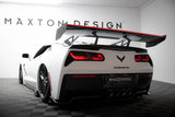 Maxton Design - Carbon Fiber Rear Wing with Upper Swan Mounting + LED Chevrolet Corvette Stingray / Grand Sport C7 (Copy) Rear Wing Maxton Design royalty-bespoke.myshopify.com