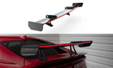 Maxton Design - Carbon Fiber Rear Wing with Upper Swan Mounting + LED Honda Civic SI MK10 - Royal Body Kits