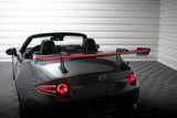 Maxton Design - Carbon Fiber Rear Wing with Upper Swan Mounting + LED Mazda MX-5 ND (MK4) Rear Wing Maxton Design royalty-bespoke.myshopify.com