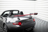Maxton Design - Carbon Fiber Rear Wing with Upper Swan Mounting + LED Mazda MX-5 ND (MK4) Rear Wing Maxton Design royalty-bespoke.myshopify.com