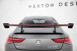 Maxton Design - Carbon Fiber Rear Wing with Upper Swan Mounting + LED Mercedes Benz CLA-Class Coupe C118 Rear Wing Maxton Design royalty-bespoke.myshopify.com