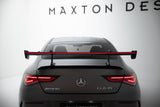 Maxton Design - Carbon Fiber Rear Wing with Upper Swan Mounting + LED Mercedes Benz CLA-Class Coupe C118 Rear Wing Maxton Design royalty-bespoke.myshopify.com