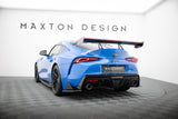 Maxton Design - Carbon Fiber Rear Wing with Upper Swan Mounting + LED Toyota Supra MK5 Rear Wing Maxton Design royalty-bespoke.myshopify.com