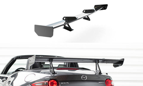 Maxton Design - Carbon Fiber Rear Wing with Upper Swan Mounting Mazda MX-5 ND (MK4)