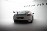 Maxton Design - Carbon Fiber Rear Wing with Upper Swan Mounting V.1 + LED Porsche 718 Cayman 982C Rear Wing Maxton Design royalty-bespoke.myshopify.com