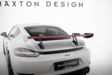 Maxton Design - Carbon Fiber Rear Wing with Upper Swan Mounting V.2 + LED Porsche 718 Cayman 982C Rear Wing Maxton Design royalty-bespoke.myshopify.com