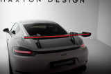 Maxton Design - Carbon Fiber Rear Wing with Upper Swan Mounting V.2 + LED Porsche 718 Cayman 982C Rear Wing Maxton Design royalty-bespoke.myshopify.com
