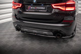 Maxton Design - Central Rear Splitter BMW X3 G01 Rear Diffuser Maxton Design royalty-bespoke.myshopify.com