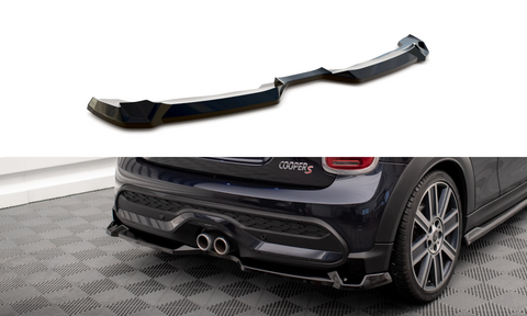 Maxton Design - Central Rear Splitter Mini Cooper S F56 (Facelift) Rear Diffuser Maxton Design royalty-bespoke.myshopify.com