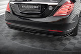 Maxton Design - Central Rear Splitter V.2 Mercedes Benz S-Class W222 Rear Diffuser Maxton Design royalty-bespoke.myshopify.com
