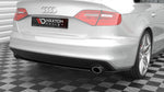 Maxton Design - Central Rear Splitter Audi A4 S-Line B8 (Facelift)