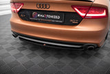 Maxton Design - Central Rear Splitter Audi A7 S-Line C7 Rear Diffuser Maxton Design royalty-bespoke.myshopify.com