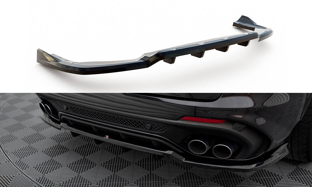 Maxton Design Central Rear Splitter (with Vertical Bars) Alfa Romeo