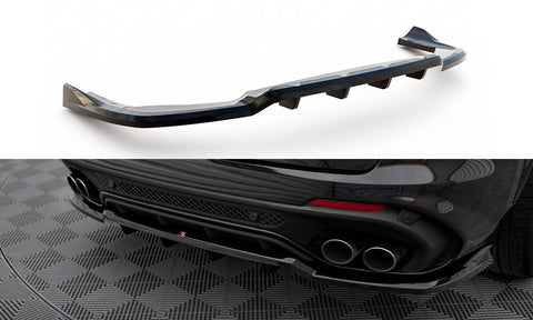 Maxton Design - Central Rear Splitter (with Vertical Bars) Alfa Romeo Stelvio Quadrifoglio MK1 Rear Diffuser Maxton Design royalty-bespoke.myshopify.com