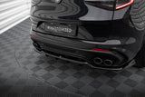 Maxton Design - Central Rear Splitter (with Vertical Bars) Alfa Romeo Stelvio Quadrifoglio MK1 Rear Diffuser Maxton Design royalty-bespoke.myshopify.com