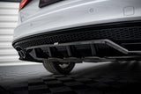 Maxton Design - Central Rear Splitter (with Vertical Bars) Audi A4 Competition B8 (Facelift) Rear Diffuser Maxton Design royalty-bespoke.myshopify.com