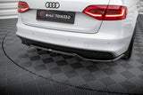 Maxton Design - Central Rear Splitter (with Vertical Bars) Audi A4 Competition B8 (Facelift) Rear Diffuser Maxton Design royalty-bespoke.myshopify.com