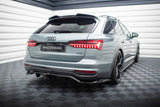 Maxton Design - Central Rear Splitter (with Vertical Bars) Audi A6 Allroad C8 Rear Diffuser Maxton Design royalty-bespoke.myshopify.com