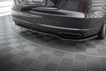 Maxton Design - Central Rear Splitter (with vertical bars) Audi A8 D4 (Facelift)