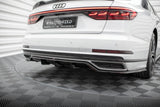 Maxton Design - Central Rear Splitter (with Vertical Bars) Audi A8 S-Line D5 Rear Diffuser Maxton Design royalty-bespoke.myshopify.com