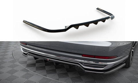 Maxton Design - Central Rear Splitter (with Vertical Bars) Audi A8 D5