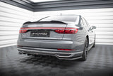 Maxton Design - Central Rear Splitter (with Vertical Bars) Audi A8 D5 Rear Diffuser Maxton Design royalty-bespoke.myshopify.com