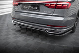 Maxton Design - Central Rear Splitter (with Vertical Bars) Audi A8 D5 Rear Diffuser Maxton Design royalty-bespoke.myshopify.com