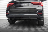 Maxton Design - Central Rear Splitter (with Vertical Bars) Audi Q3 Sportback F3 Rear Diffuser Maxton Design royalty-bespoke.myshopify.com