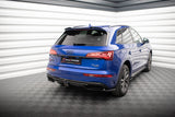 Maxton Design - Central Rear Splitter (with Vertical Bars) Audi Q5 S-Line SUV MK2 (Facelift) Rear Diffuser Maxton Design royalty-bespoke.myshopify.com