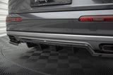 Maxton Design - Central Rear Splitter (with Vertical Bars) Audi Q7 MK2 Rear Diffuser Maxton Design royalty-bespoke.myshopify.com