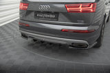 Maxton Design - Central Rear Splitter (with Vertical Bars) Audi Q7 MK2 Rear Diffuser Maxton Design royalty-bespoke.myshopify.com