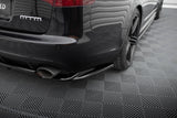 Maxton Design - Central Rear Splitter (with Vertical Bars) Audi RS6 Avant C6