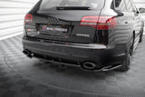 Maxton Design - Central Rear Splitter (with Vertical Bars) Audi RS6 Avant C6 Rear Diffuser Maxton Design royalty-bespoke.myshopify.com