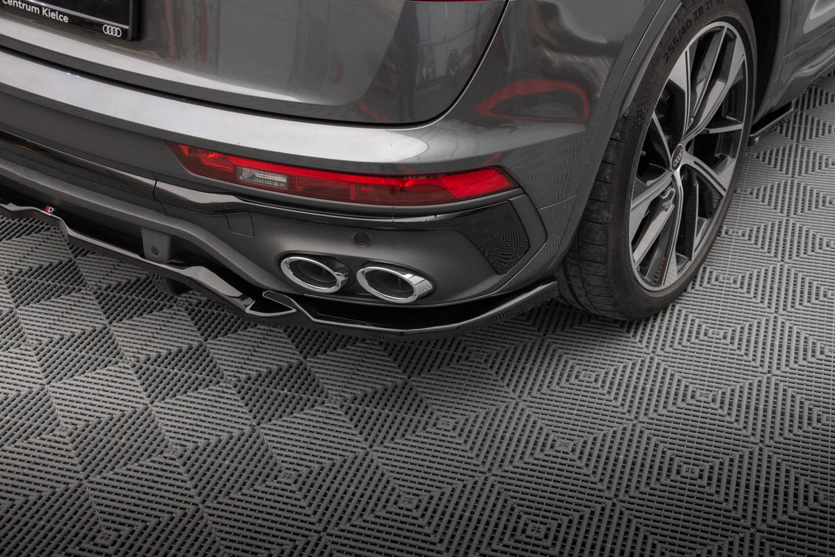 Maxton Design - Central Rear Splitter (with Vertical Bars) Audi SQ5 ...